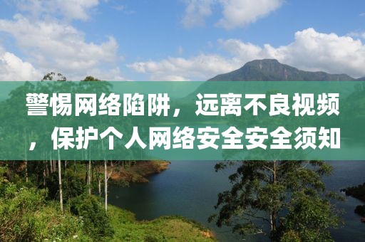 警惕网络陷阱，远离不良视频，保护个人网络安全安全须知