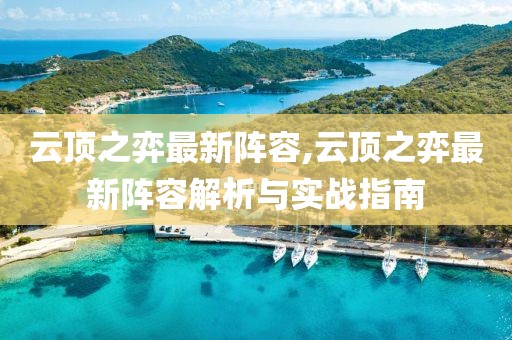 云顶之弈最新阵容,云顶之弈最新阵容解析与实战指南